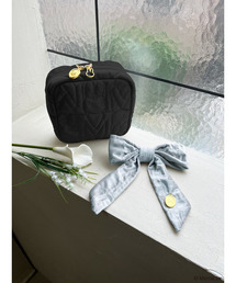 MIIA（ミーア）の「miffy ベロアキルティングリボン（ヘアゴム）」