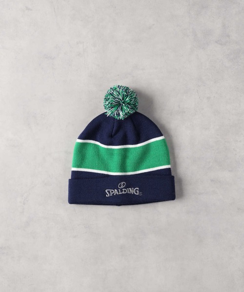 Right-on（ライトオン）の「【SPALDING】ニットキャップ（ニットキャップ/ビーニー・キッズ・ネイビー/ブラック・フリー）」の3枚目の写真