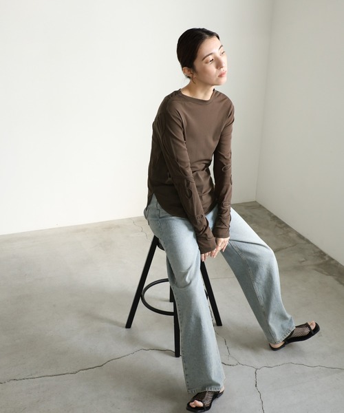 select MOCA（セレクトモカ）の「コード刺繍スリーブシアー