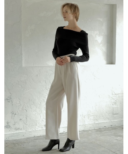 Re:EDIT（リエディ）の「[2024-25 WINTER COLLECTION][オフショル見え