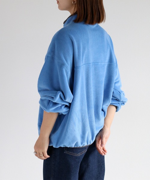 cepo（セポ）の「フリースハイネックプルオーバー（スウェット・レディース・オフホワイト/チャコール/ブルー・M）」の18枚目の写真