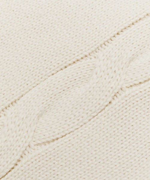 HOOK(フック)の「HOOK -select- マフラー付き犬イラストジャカードニット(ニット/セーター・メンズ・ベージュ/チョコ・LARGE/MEDIUM)」の19枚目の写真