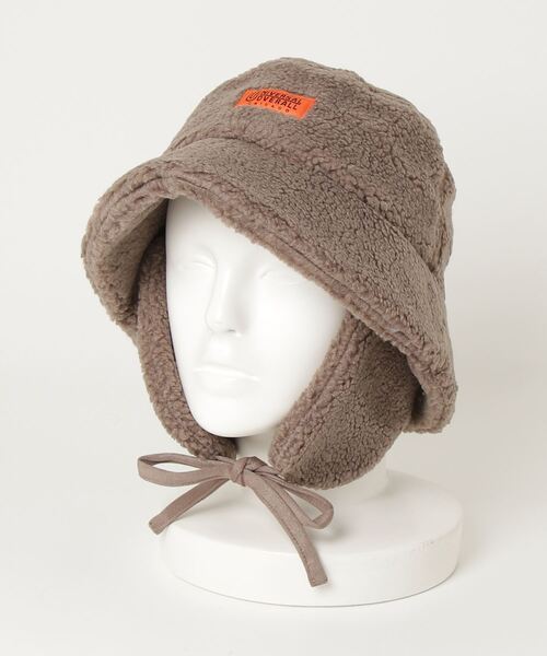 UNIVERSAL OVERALL（ユニバーサルオーバーオール）の「UNIVERSAL OVERALL ﾎﾞｱﾊﾞｹｯﾄﾊｯﾄ（ハット・メンズ・グレー/アイボリー/ベージュ・FREE）」の3枚目の写真