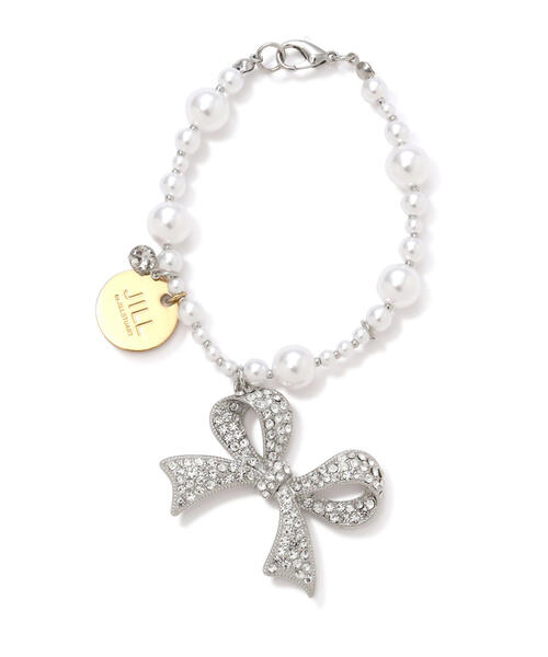 JILL by JILL STUART（ジルバイジルスチュアート）の「パールリボンチャーム（チャーム・レディース・ホワイト・FREE）」の4枚目の写真