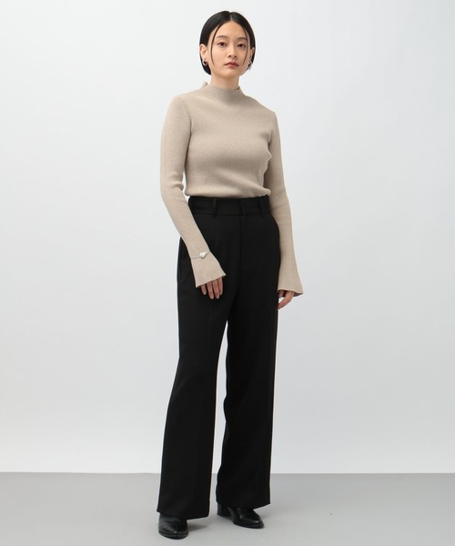 A part by(アパートバイ)の「HGラメハイネックニット(ニット/セーター・レディース・ブラウン/グレー/アイボリー・FREE)」の21枚目の写真