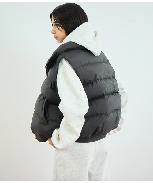 ANAP(アナップ)の「ダウンベスト(ダウンベスト・レディース・グレー/ブラック・FREE)」の5枚目の写真