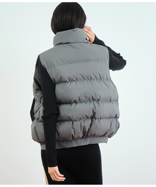 ANAP(アナップ)の「ダウンベスト(ダウンベスト・レディース・グレー/ブラック・FREE)」の17枚目の写真