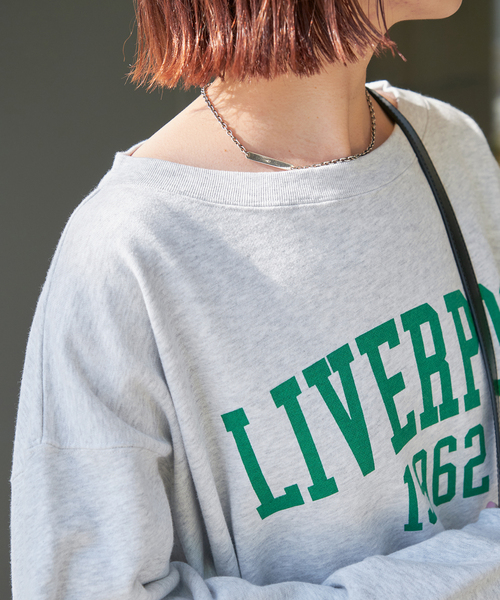 Spick & Span(スピックアンドスパン)の「《WEB限定 / 追加》ルーズロゴスウェット(スウェット・レディース・ライトグレー/ピンク系その他・FREE)」の11枚目の写真