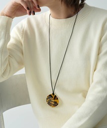 ANOH（アノー）の「マーブルコーム＆ミラーネックレス（ネックレス）」