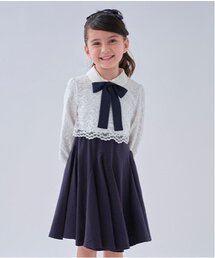 【美品】ケイトスペードキッズ　トドラー レースカラーワンピース120㎝ kate spade new york kids（ケイトスペードニューヨーク）の「トドラー