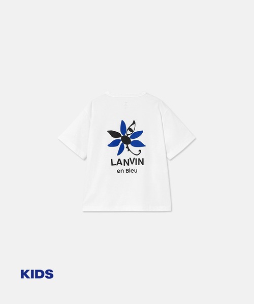 【LANVIN en Bleu ESSENTIAL】KIDS ALGER / バックプリント ”マルグリット” Tシャツ（Tシャツ/カットソー）｜LANVIN en Bleu（ランバンオンブルー）