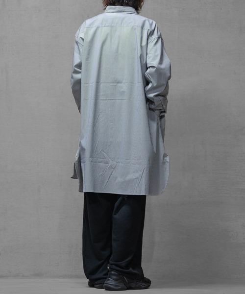 salsation ロングシャツ　M グレー set-3037-01.jpg