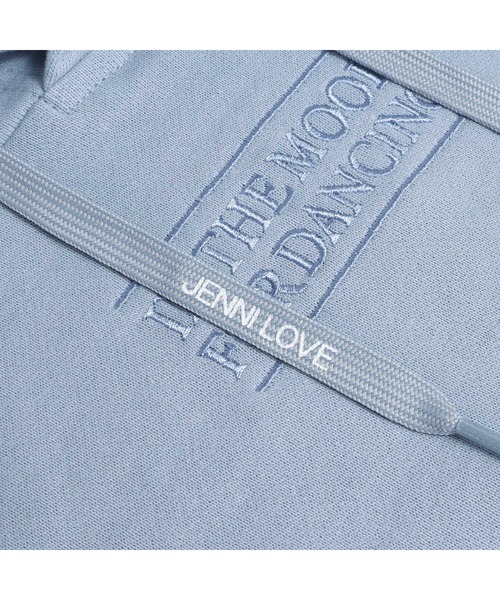 JENNI love（ジェニィラブ）の「【コットン100％】ロゴししゅうパーカー（パーカー・キッズ・サックスブルー/その他/ブラック・150cm/160cm/130cm/140cm）」の9枚目の写真