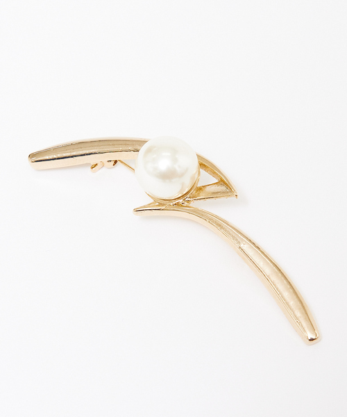 abahouse mavie（アバハウスマヴィ）の「ラインパールブローチ（ブローチ/コサージュ・レディース・ゴールド・フリー）」の3枚目の写真