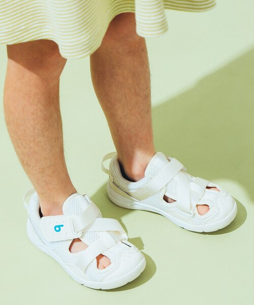 IFME（イフミー）の「【別注】IFME / メッシュ スニーカー（15～22cm）（サンダル・キッズ・ホワイト/ブラック/グレー・15 /16/17/18/19/20/21/22）」の8枚目の写真