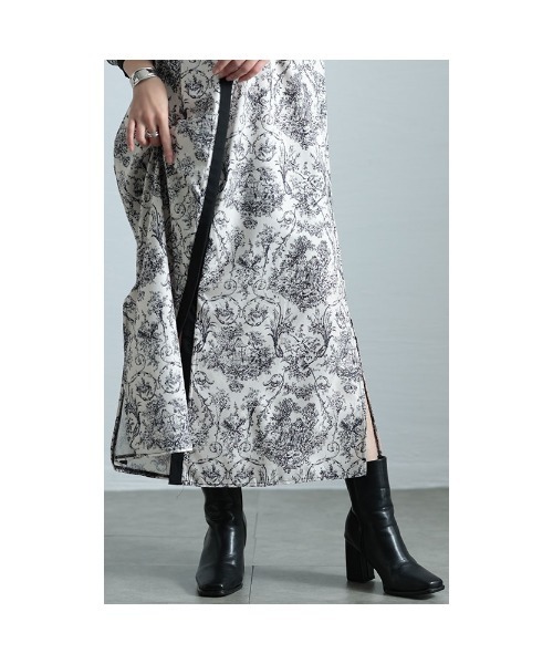 Sawa a la mode（サワアラモード）の「トワルドジュイ風シャツワンピース（ワンピース・レディース・オフホワイト・FREE）」の5枚目の写真