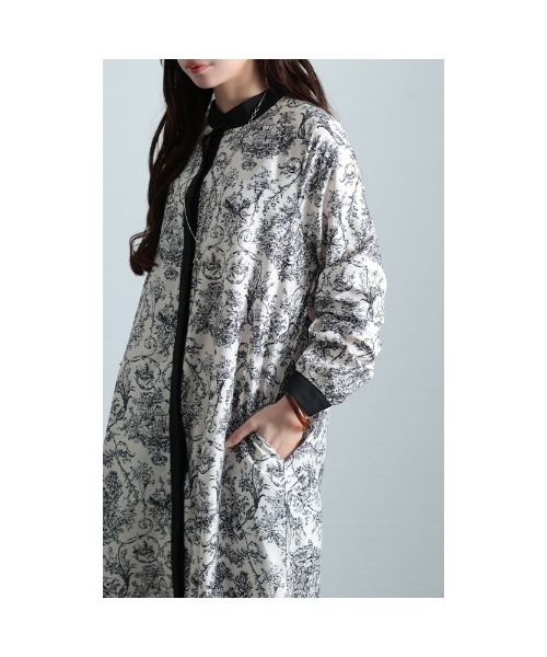 Sawa a la mode（サワアラモード）の「トワルドジュイ風シャツワンピース（ワンピース・レディース・オフホワイト・FREE）」の10枚目の写真