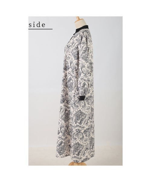 Sawa a la mode（サワアラモード）の「トワルドジュイ風シャツワンピース（ワンピース・レディース・オフホワイト・FREE）」の21枚目の写真