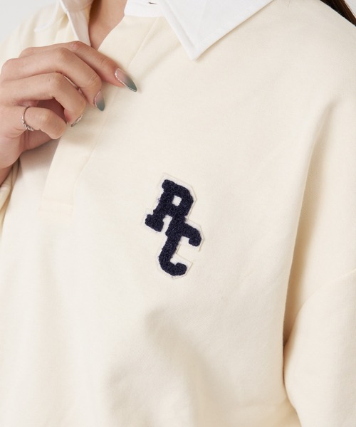 RAY CASSIN（レイカズン）の「【2025SS】ラグビーシャツ　/　ポロシャツ（Tシャツ/カットソー・レディース・アイボリー/ホワイト系その他2/レッド/ネイビー・FREE）」の12枚目の写真