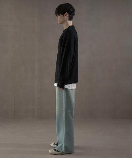 LUCY（ルーシー）の「LUCY/ブークレジャガードニットプルオーバー（ニット/セーター・メンズ・ブラック・MEDIUM/LARGE）」の9枚目の写真