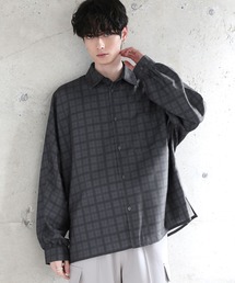 ETELIO | 【防シワ】コンフォートリラックスドルマン長袖シャツ(シャツ/ブラウス)