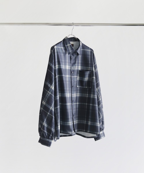 防シワ】コンフォートリラックスドルマン長袖シャツ（シャツ/ブラウス