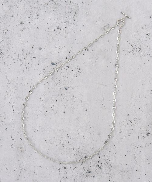 THE SHOP TK （ザ ショップ ティーケー ）の「シルバーアソートチェーンネックレス ユニセックス（ネックレス・メンズ・シルバー系/シルバー系1・00）」の2枚目の写真