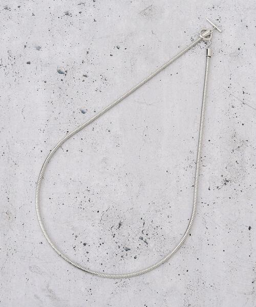 THE SHOP TK （ザ ショップ ティーケー ）の「シルバーアソートチェーンネックレス ユニセックス（ネックレス・メンズ・シルバー系/シルバー系1・00）」の3枚目の写真