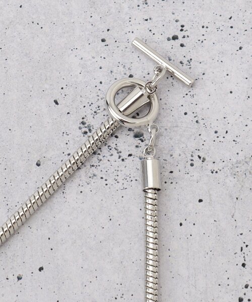 THE SHOP TK （ザ ショップ ティーケー ）の「シルバーアソートチェーンネックレス ユニセックス（ネックレス・メンズ・シルバー系/シルバー系1・00）」の5枚目の写真