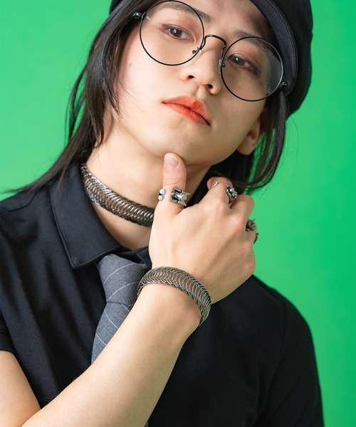 （交渉可）acneStudioALL_BLUESのコラボ　バングル　ブレスレット Acne Studios × ALL BLUES コラボ バングル ブレスレット - メルカリ