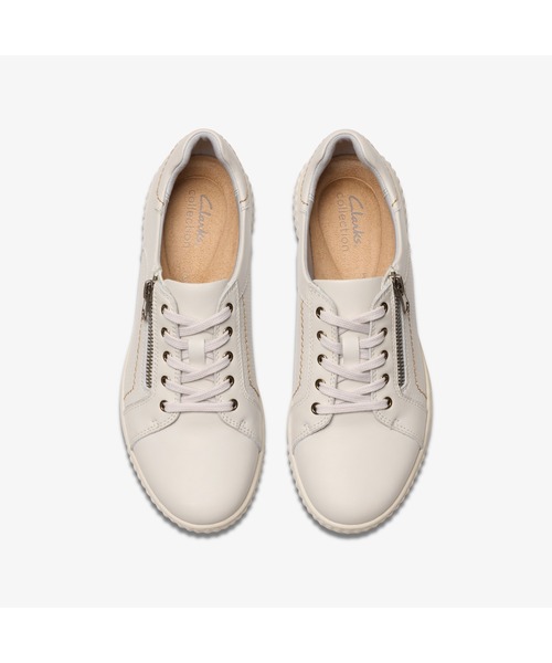 Clarks（クラークス）の「Caroline Janna / キャロラインジャナ（ホワイト）（スニーカー・レディース・ホワイト・UK5/UK6/UK4/UK3/UK3.5/UK4.5/UK5.5）」の9枚目の写真