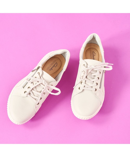 Clarks（クラークス）の「Caroline Janna / キャロラインジャナ（ホワイト）（スニーカー・レディース・ホワイト・UK5/UK6/UK4/UK3/UK3.5/UK4.5/UK5.5）」の16枚目の写真