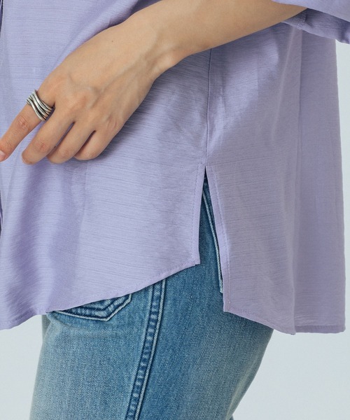 ROSE BUD(ローズバッド)の「SKIPPER BLOUSE(シャツ/ブラウス・レディース・イエロー/ホワイト/ブラック/パープル・ONE SIZE)」の14枚目の写真