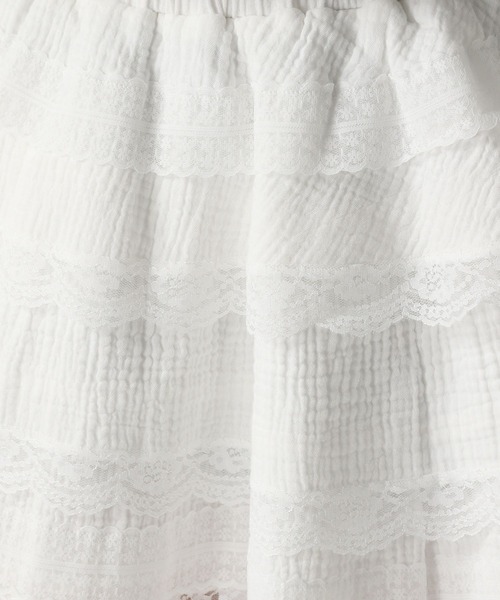 FOREVER 21（フォーエバー トゥエンティーワン）の「【2025SS】コットンレースミニスカート（スカート・レディース・オフホワイト/ブラック・FREE）」の12枚目の写真