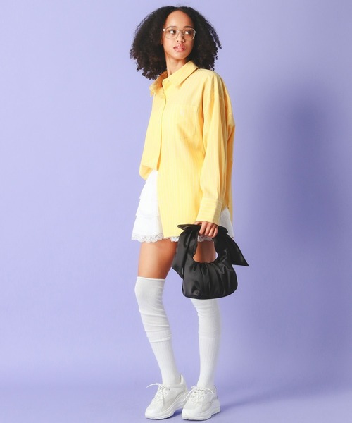 FOREVER 21（フォーエバー トゥエンティーワン）の「【2025SS】コットンレースミニスカート（スカート・レディース・オフホワイト/ブラック・FREE）」の3枚目の写真