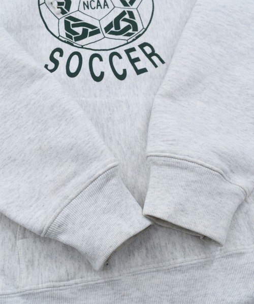 VINTAGE(ヴィンテージ)の「【ヴィンテージ古着】90’s GRAYBEAR “ST.NORBERT SOCCER” リバースタイプパーカー USA製(パーカー・メンズ・グレー・X-LARGE)」の6枚目の写真