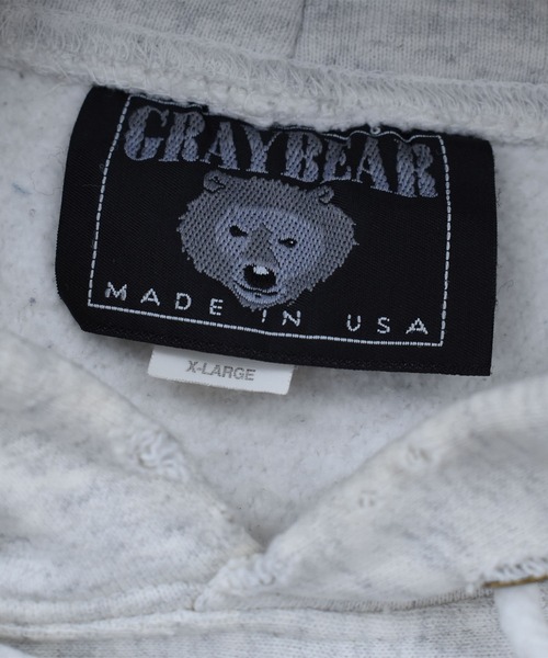 VINTAGE(ヴィンテージ)の「【ヴィンテージ古着】90’s GRAYBEAR “ST.NORBERT SOCCER” リバースタイプパーカー USA製(パーカー・メンズ・グレー・X-LARGE)」の7枚目の写真