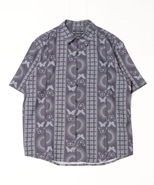 ROARK REVIVAL（ロアークリバイバル）の「【ROARK】"SONS OF THE SUN" BLESS UP SS（シャツ/ブラウス・メンズ・ブラック・MEDIUM/LARGE/X-LARGE）」の2枚目の写真