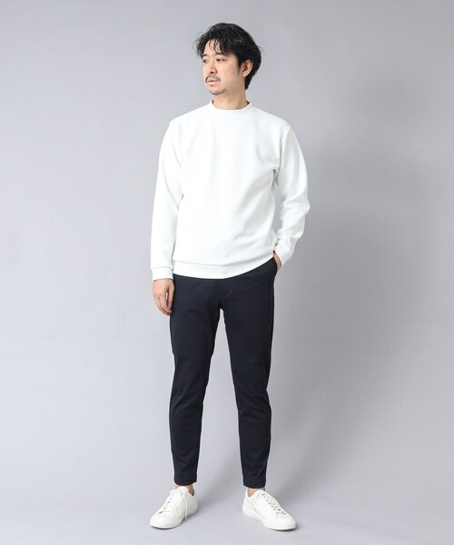 NOLLEY’S（ノーリーズ）の「【ACTIVE SECT】《限定展開》ワンダーシェイプ イージーパンツ 25SS（チノパンツ・メンズ・インディゴブルー/ネイビー/ベージュ/グレー/ブラック・S/L/XL/M）」の8枚目の写真