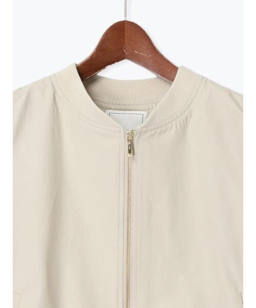 Te chichi TERRASSE（テチチテラス）の「MA-1ショートベスト《2025spring catalog item》（ベスト・レディース・ベージュ/カーキ・F）」の16枚目の写真