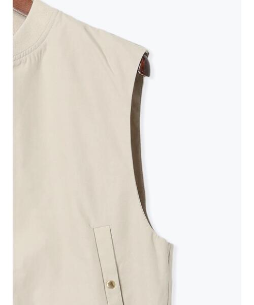 Te chichi TERRASSE（テチチテラス）の「MA-1ショートベスト《2025spring catalog item》（ベスト・レディース・ベージュ/カーキ・F）」の14枚目の写真