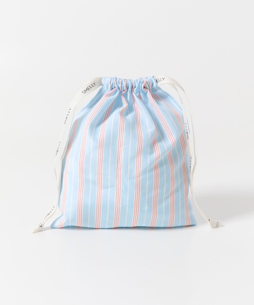 SMELLY（スメリー）の「『WEB/一部店舗限定』プリントキンチャクポーチ（ポーチ・レディース・ブルー系その他/チェック/ドット/ストライプ/アイボリー/ブラック系その他・SMALL）」の17枚目の写真