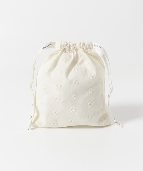 SMELLY（スメリー）の「『WEB/一部店舗限定』プリントキンチャクポーチ（ポーチ・レディース・ブルー系その他/チェック/ドット/ストライプ/アイボリー/ブラック系その他・SMALL）」の20枚目の写真