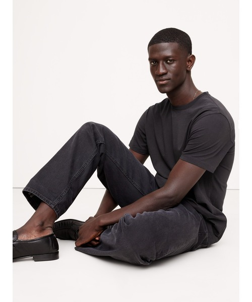 Banana Republic（バナナリパブリック）の「ライトウェイト コットン クルーネックTシャツ 半袖（Tシャツ/カットソー・メンズ・ホワイト/ピンク/ライトグレー/ブラック・M/S/XL/L）」の6枚目の写真