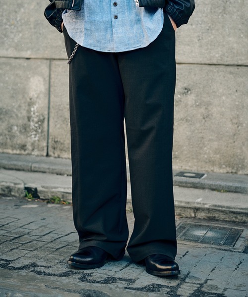 別注 WAVE TUCK PANTS（スラックス）｜CONZ（コンズ）の