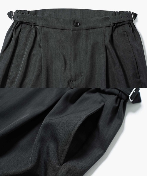 jiggys shop（ジギーズショップ）の「洗える アジャストベルト イージー1タックスラックス（その他パンツ・メンズ・ブラック/チャコールグレー/グレー系その他・X-LARGE/LARGE/MEDIUM/SMALL）」の15枚目の写真