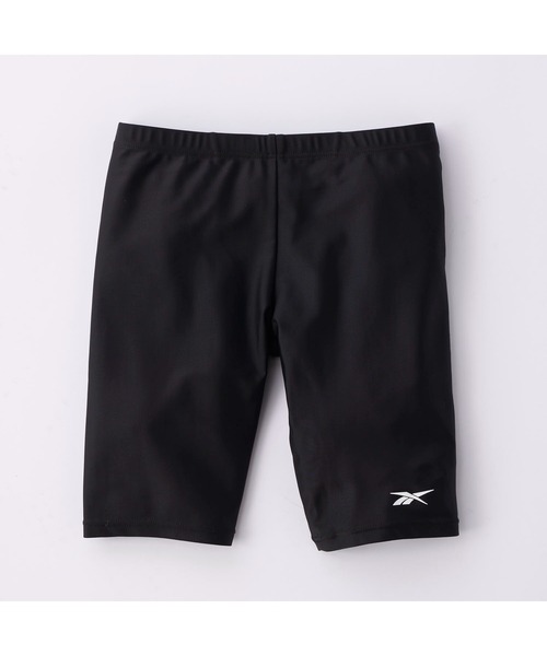 Reebok(リーボック)の「Reebok リーボック ロング丈 スイムパンツ ブランド ロゴ メッシュインナーショーツ付きスクールパンツ 140~160cm(その他パンツ・キッズ・ブラック・140cm/150cm/160cm)」の1枚目の写真