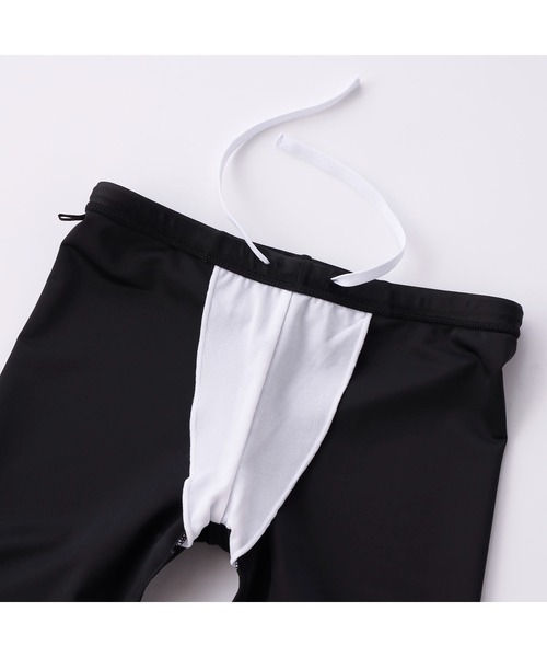 Reebok(リーボック)の「Reebok リーボック ロング丈 スイムパンツ ブランド ロゴ メッシュインナーショーツ付きスクールパンツ 140~160cm(その他パンツ・キッズ・ブラック・140cm/150cm/160cm)」の4枚目の写真