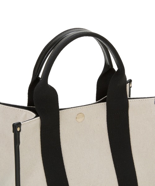 Breath TOPKAPI(ブレストプカピ)の「【Breath TOPKAPI】THE CANVAS ザ キャンバス スクエア ミニ トートバッグ(トートバッグ・レディース・ブルー/ブラック・FREE)」の4枚目の写真