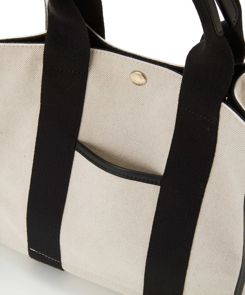 Breath TOPKAPI(ブレストプカピ)の「【Breath TOPKAPI】THE CANVAS ザ キャンバス スクエア ミニ トートバッグ(トートバッグ・レディース・ブルー/ブラック・FREE)」の12枚目の写真